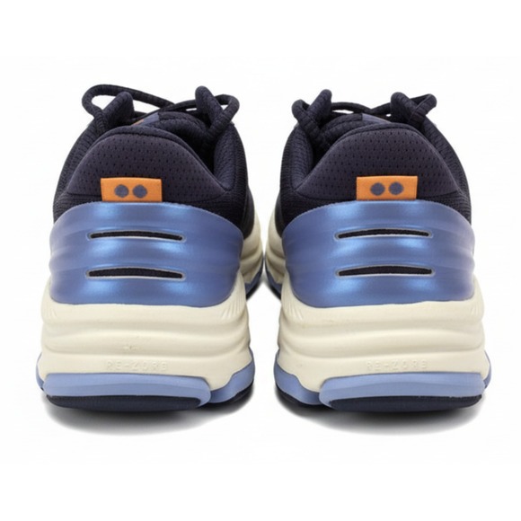 Ryka Womens 7M Devotion X Max Walking Shoes Sneakers Navy Acadamy Blue Lace Up - Picture 3 of 13